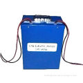 LiFePO4 Rechargeable Battery Pack with 24V Voltage, 60Ah, Used for Electric Car